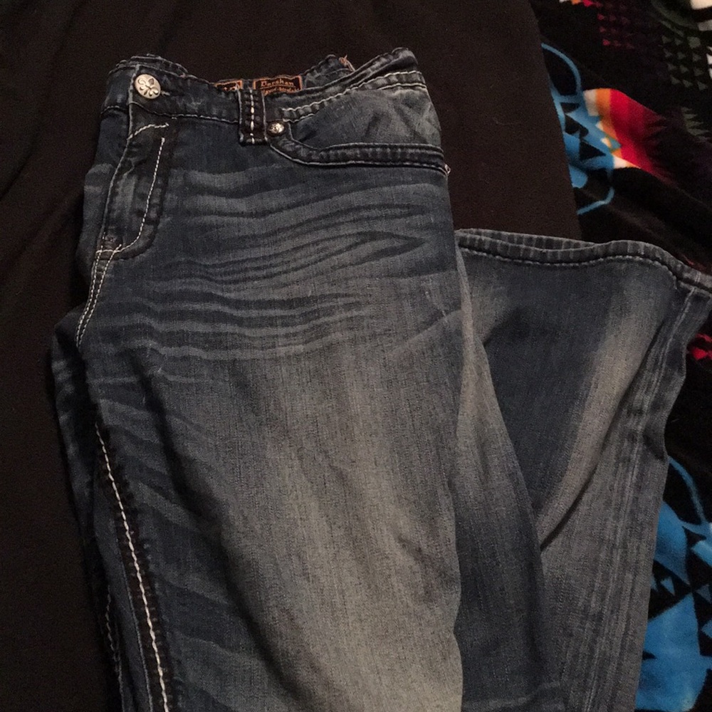 Rock revival men’s jeans